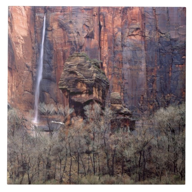 Pulpiten och efemära vattenfall kakelplatta (Framsidan)