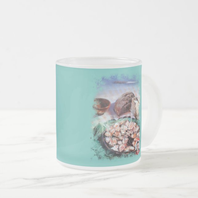 Pulpo a la gallega frostad glasmugg (Framsida höger)