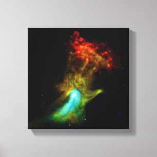 Pulsar B1509 - Guds hand Röntgennebulosa NASA Foto Canvastryck