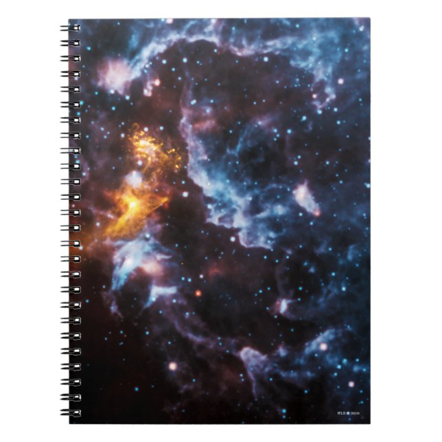 Pulsar Neutronstjärna Galax Bild Anteckningsbok (Framsidan)