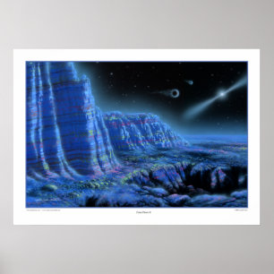 Pulsar Planets II Skriv ut Poster