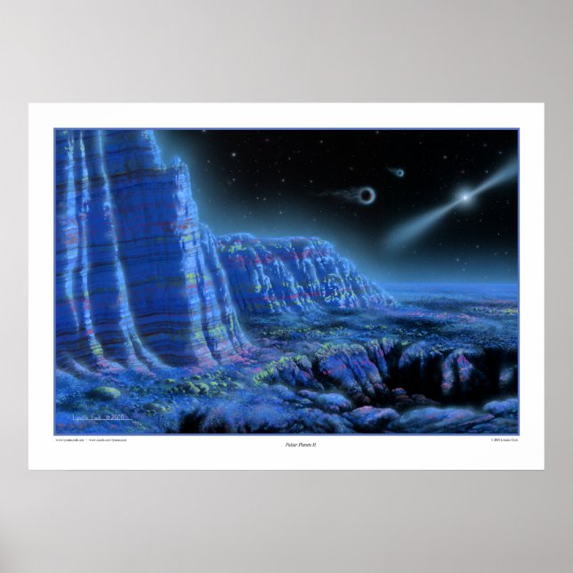 Pulsar Planets II Skriv ut Poster (Framsidan)