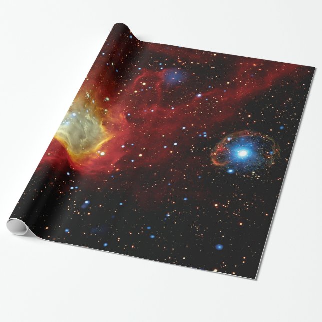 Pulsar SXP 1062 Supernovarest NASA Rymdbild Presentpapper (Utrullad)