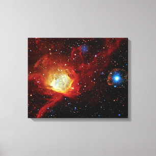 Pulsar SXP 1062 supernovarest NASA rymdfoto Canvastryck