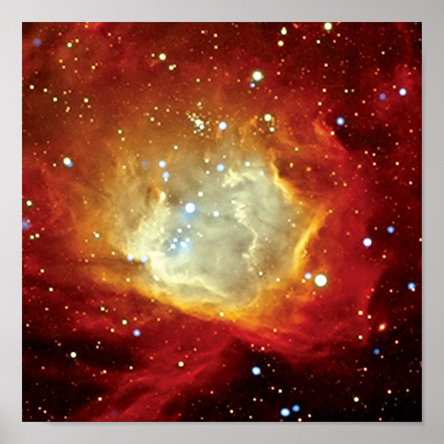 Pulsar SXP 1062 supernovarest NASA rymdfoto Poster (Framsidan)