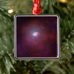Pulsar Vind från en Neutron Star. Julgransprydnad Metall