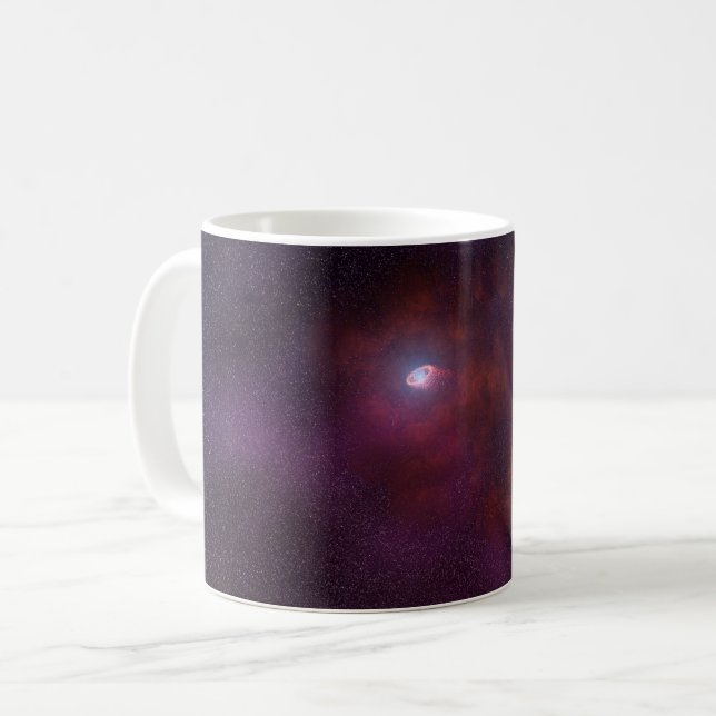 Pulsar Vind från en Neutron Star. Kaffemugg (Framsida vänster)