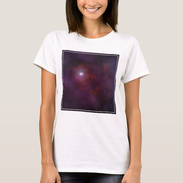 Pulsar Vind från en Neutron Star. T Shirt (Framsida)