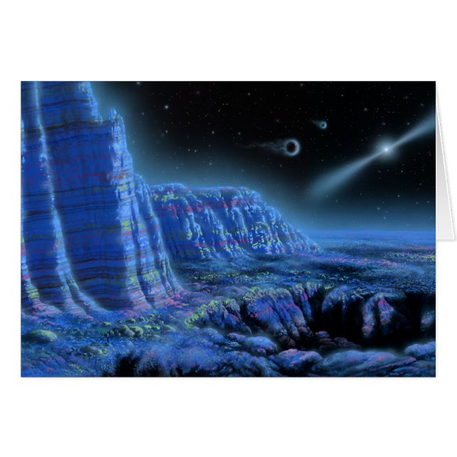 Pulsarplanet II Hälsningskort (Framsidan Horizontal)