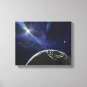 Pulsarplanetsystemet Canvastryck