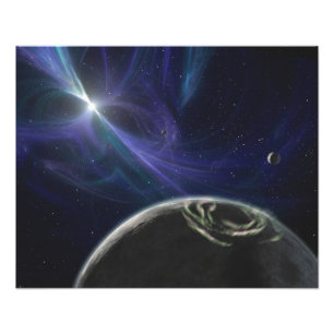 Pulsarplanetsystemet Fototryck
