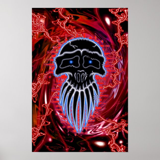 Pulse Red Design Poster (Framsidan)