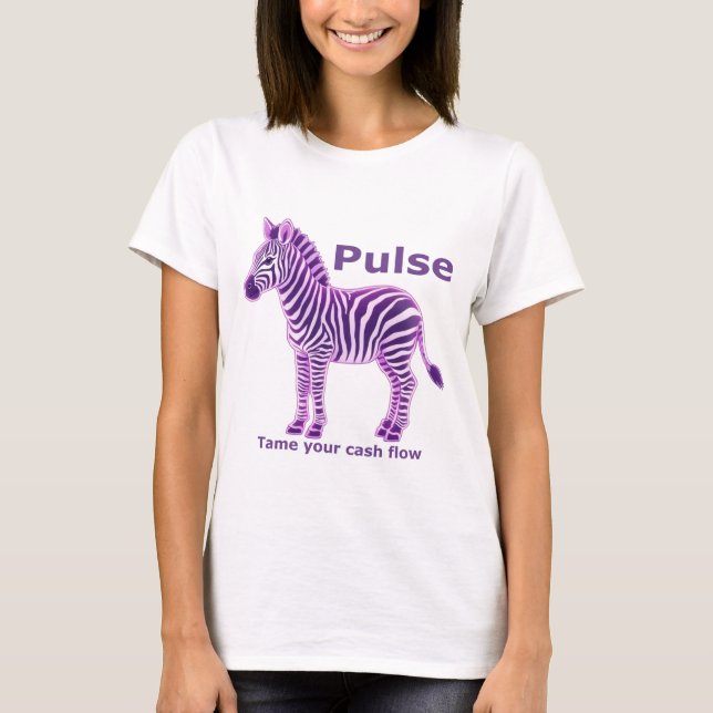 Pulse Zebra Mugg T Shirt (Framsida)