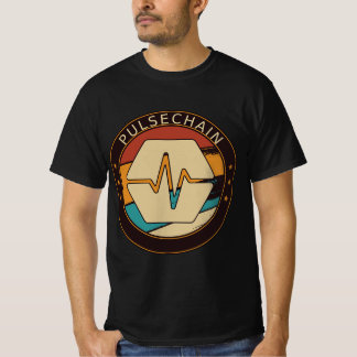 PulseChain PLS Vintage Crypto Retro Art Cryptocurr T Shirt