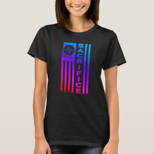 PulseChain Sacrifice USA flagga Proud Hexican HEX T Shirt