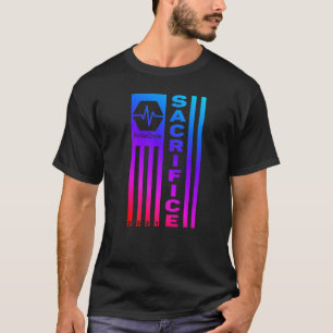 PulseChain Sacrifice USA flagga Proud Hexican HEX T Shirt