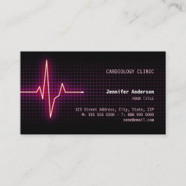 Pulsera hjärtslagCardiologyvisitkorten Visitkort
