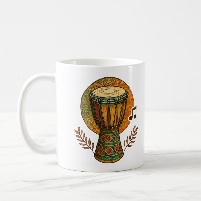 Pulserande tribal rytm kaffemugg (Vänster)