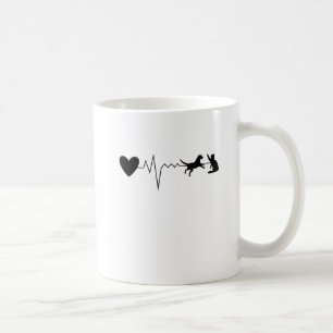 Pulserar det veterinär- hjärtslaget för veten kaffemugg