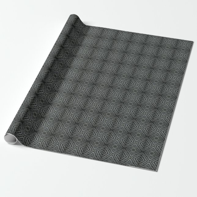 Pulsfylld rytm Modern Abstrakt Art Illustration Presentpapper (Utrullad)