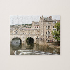 Pulteney Bridge, Avon River, Bath, England Pussel