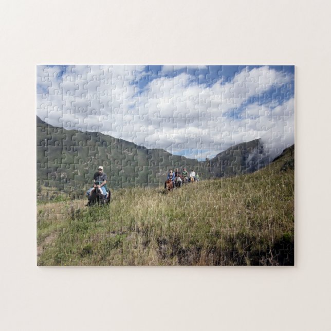 Pululahua vulkankrater, Ecuador pussel (Horisontell)