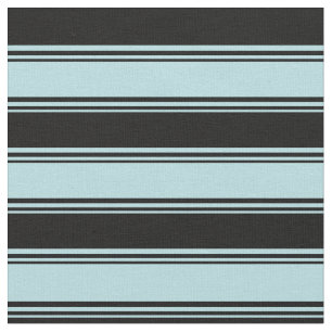 Pulver, blå och svart Färgad, stripe Mönster Tyg