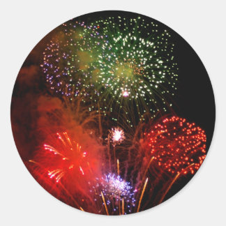 pulver himlar runt klistermärke