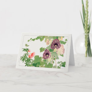 Pulver puff träd, Calico-blomman av Tanigami Konan Kort