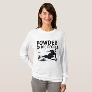PULVER TILL FOLKET, SKIER T-shirts Ski