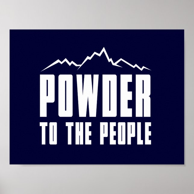 Pulver till människor poster (Framsidan)