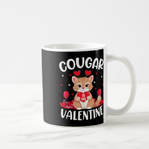 Puma är min valentin kärlek hjärta Puma Alla hjärt Kaffemugg