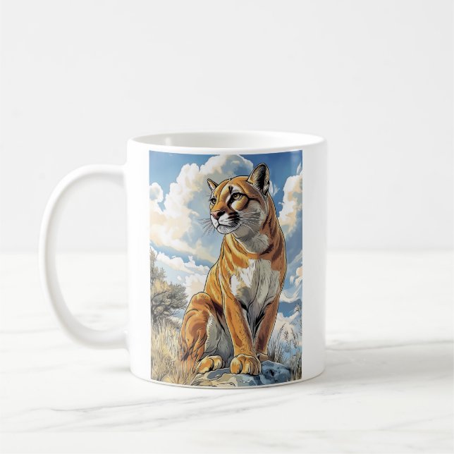 Puma I Cougar Kaffemugg (Vänster)
