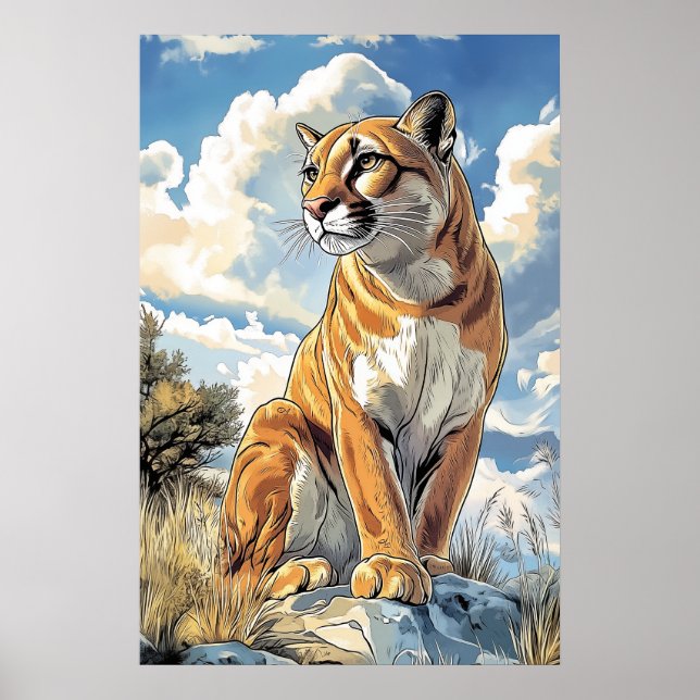 Puma I Cougar Poster (Framsidan)
