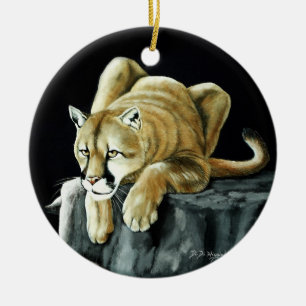 Puma Julgransprydnad Keramik