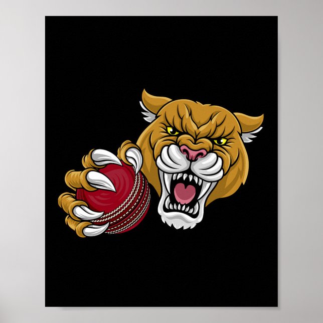 Puma Panter Bergslöwe Puma Cricket Tecknad film  Poster (Framsidan)