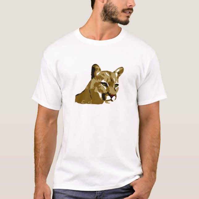Puma - pumadesign - vildpuma tee shirt (Framsida)