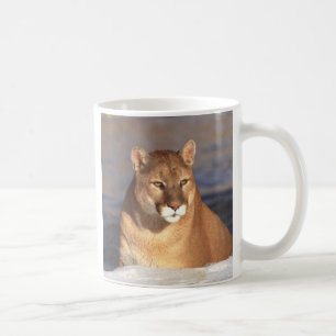 Pumaansikte Kaffemugg