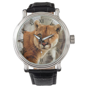 Pumafotomålning Armbandsur