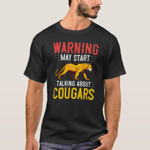 Pumagry Puma Djur Katt Huvud Söt Vildkatt T Shirt