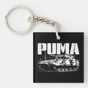 Puman (IFV) kvadrerar (tvåsidiga) Keychain