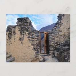 Pumatallis Temple Door to Inca Trail, Peru Vykort