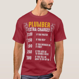 Pumber Extra-avgifter för rörsystem i Verktyg Pi T Shirt