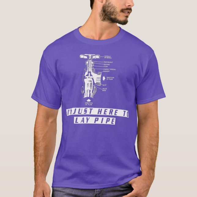 Pumber FUNNY IM BARA HIT TILL LJUGIT PIPE for T Shirt (Framsida)