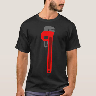 Pumber verktyg-gåva, Pipefitter Pipe Wrench-rörsys T Shirt