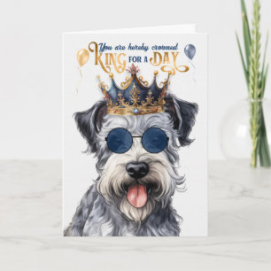 Pumi Hund Kung för en dag på födelsedagen Kort