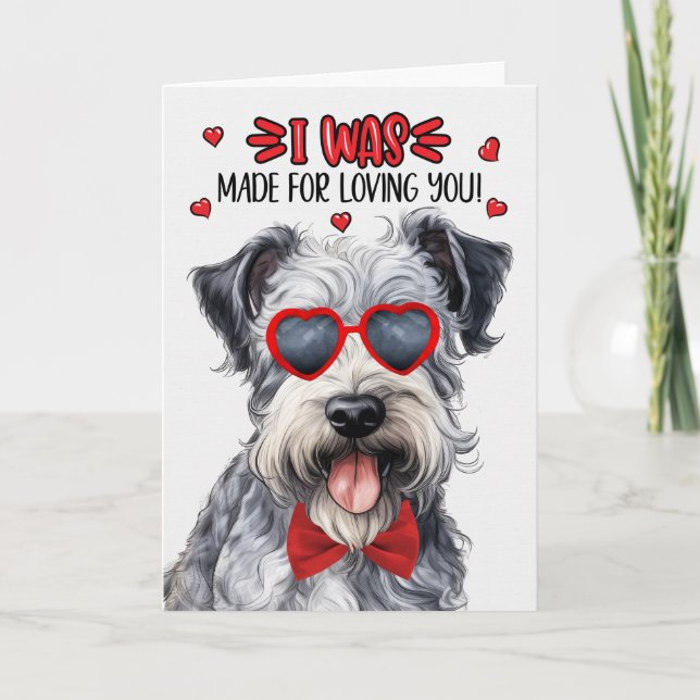 Pumi Hund Made for Loving You Valentine Helgkort (Framsida)