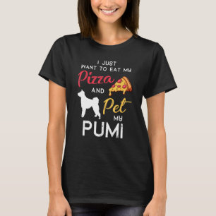 Pumi Hund Pizza Owner Juldagen T Shirt