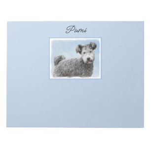 Pumi-måla - Anteckningsblocket Cute Original Hund Anteckningsblock