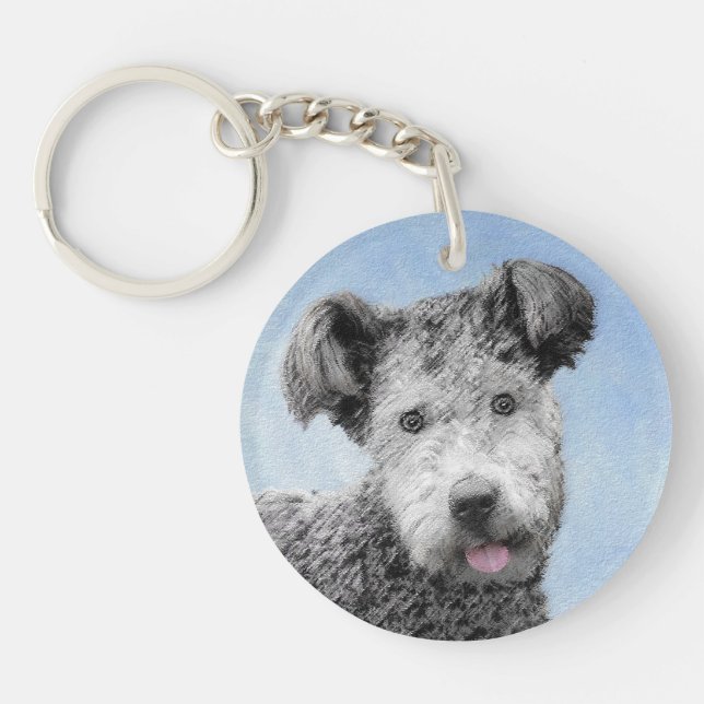 Pumi-målning - Cute Original Hund Art (Framsidan)
